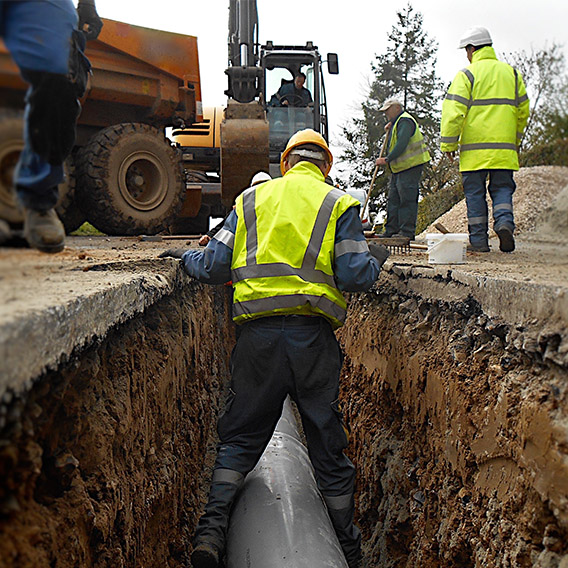 Va system läggs under mark